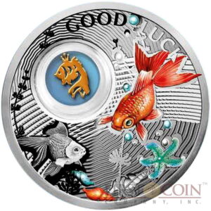 srebrni kovanec good luck